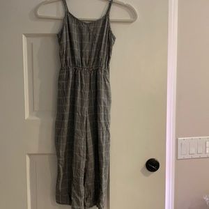 Girls plaid romper Abercrombie kids